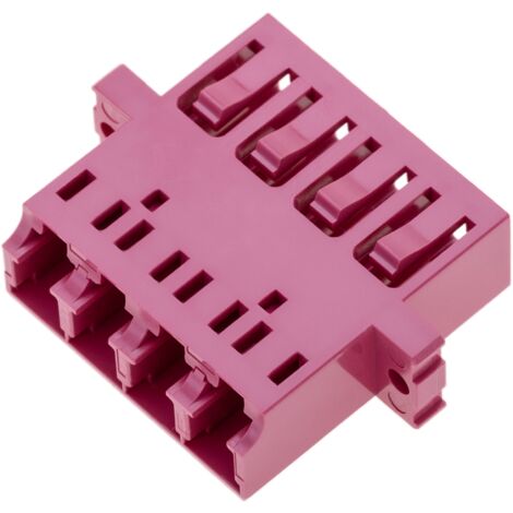 BeMatik - Coupleur fibre optique Quad OM4 multimode LC vers LC (1/5)
