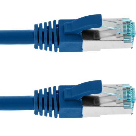 Câble Réseau Ethernet RJ45 Cat6 UTP Bleu - 7,6m -  France