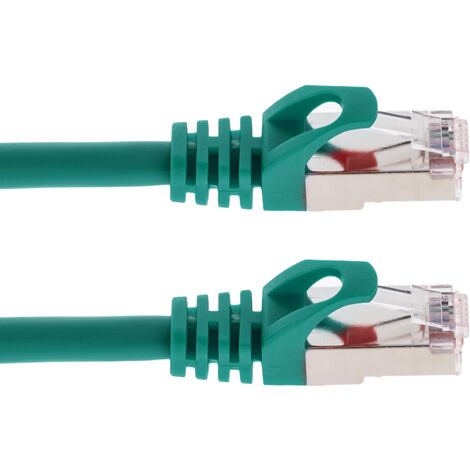 Câble réseau Ethernet 1m LAN SFTP LAN RJ45 Cat. 7 Vert