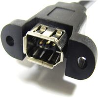 10Pcs USB 6 Broches Femelle Firewire Angle Droit Prise Connecteur 90 Degrés IEEE 1394 