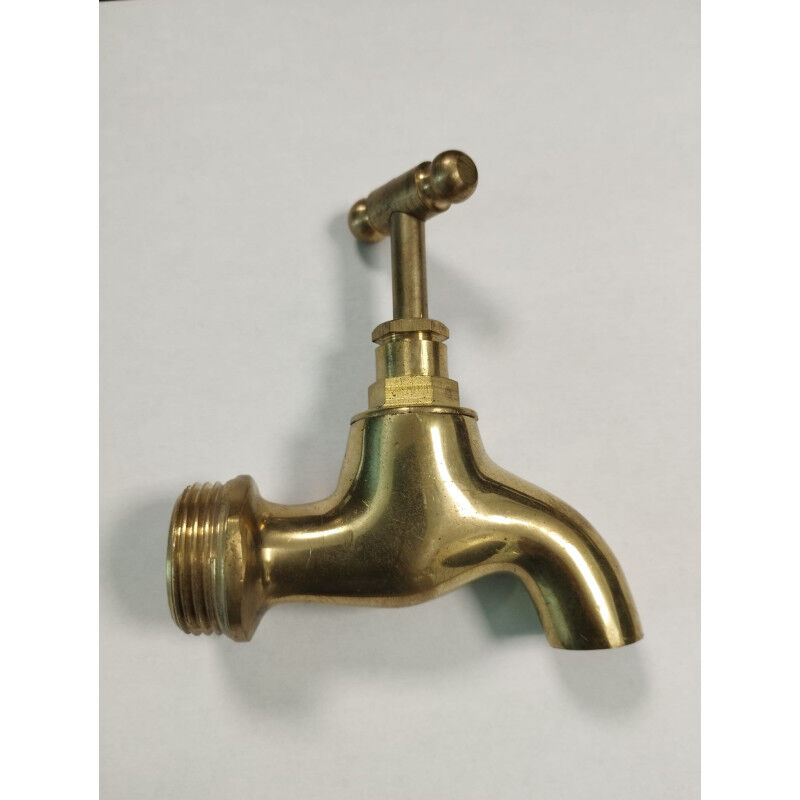 Grifo De Pared Para Agua Fría - Acero Inoxidable, Válvula De Cerámica, Diseño Moderno, Para Baño, Lavabo O Jardín