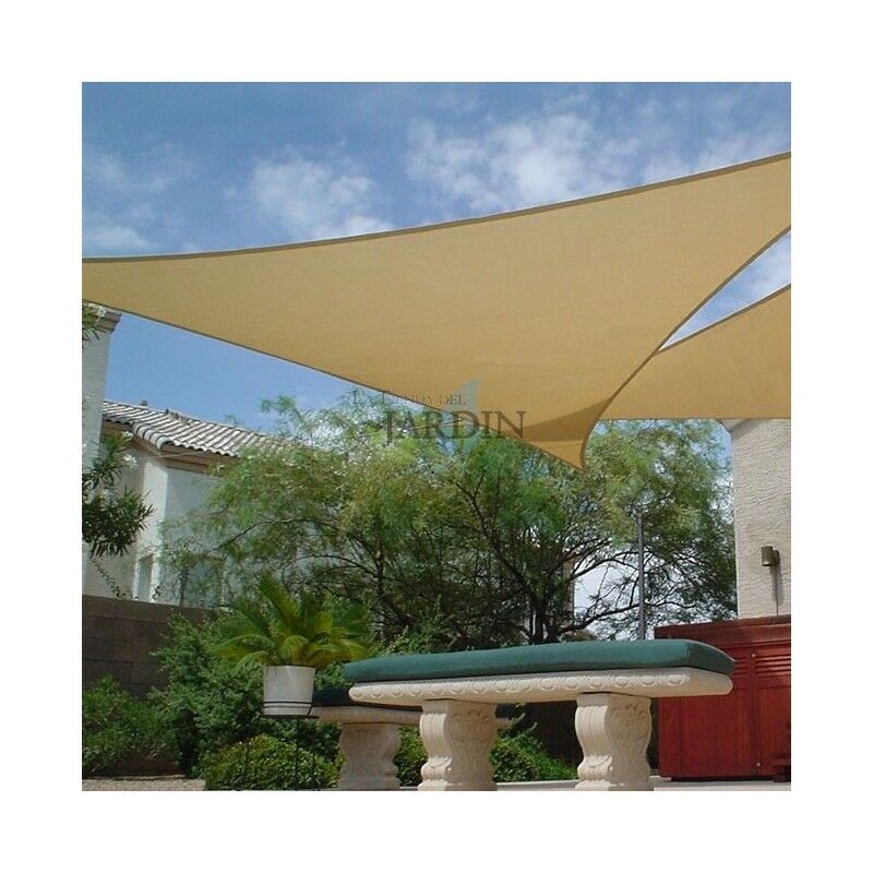 BOYH Toldo Vela Triangular, Vela De Sombra Triángulo,Incluye Kits De  Montaje, Transpirable, Resistente Y 95% Protección Rayos UV para Exterior,  Jardín, Terrazas(Size:2 * 2 * 2M,Color:Verde) : : Herramientas  y Mejoras del