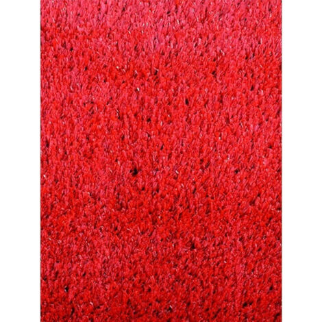 Césped Artificial Moqueta Roja 7mm Rollo de 2x30m Alfombra Sintética ...
