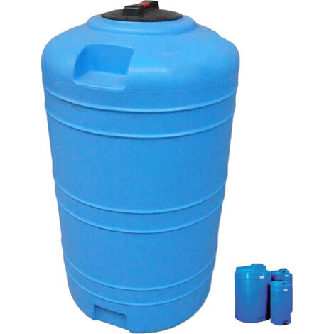 Depósito Agua Potable Alimentario 750 litros  Cisterna de Agua Potable  Depósito Vertical Exterior Polietileno