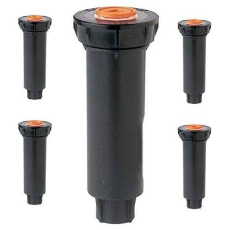 Pack 5 Difusores de Riego Rain Bird 1804, Rosca Hembra 1/2'', Altura de Elevación 10 cm