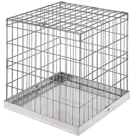 Jaula Cubica de Exposición para Perros y Gatos, 97x97x96 cm, Diseño Compacto y Versátil