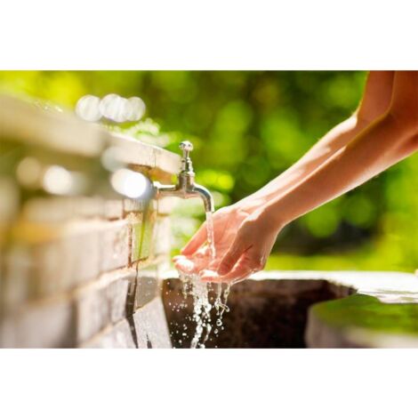 Tubería De Agua Potable PE40 25 Mm - 100 Metros, 10 Bar, Polietileno Alimentario Banda Azul AENOR