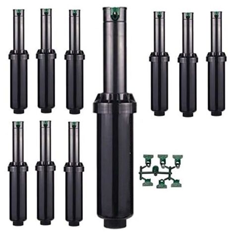 Pack 10 Aspersor de Riego Hunter SRM-04 1/2''  Alcance 4 a 9,4 metros  Aspersor de Turbina ajustable SRM Hunter