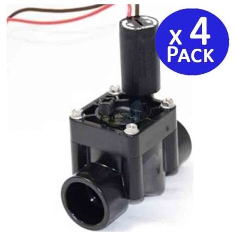 Pack 4 Electrovalvulas de riego 1'' 9V Latch PGV-100 Hunter Rosca hembra para riego eficiente (1/5)