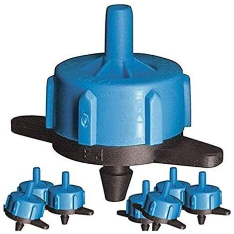 Pack 500 Gotero Autocompensante 8 Litros  Goteros desmontables para Riego, Plantas, Macetas, Microtubo y Tuberia 16mm