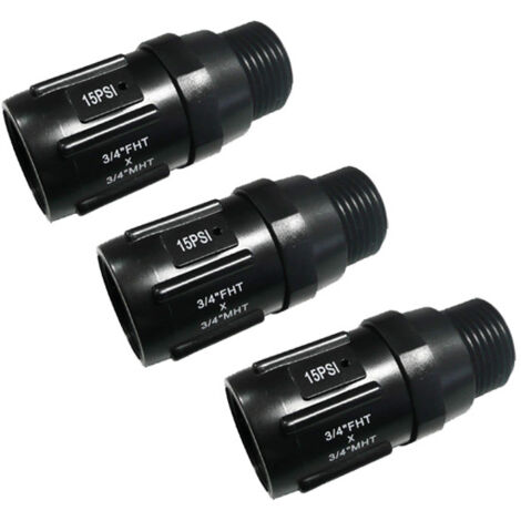 Pack 3 Regulador de Presión de Agua 3/4''  Reductor de Presion Agua para Riego por goteo 1 bar 15PSI