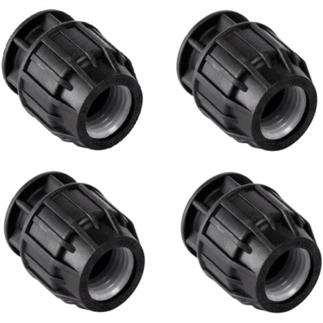 Pack 4 Tapon Polietileno 50mm  Tapon final riego 50 mm Aenor  Tapon para Tuberias de Polietileno de 50mm  Tapon tubo 50mm