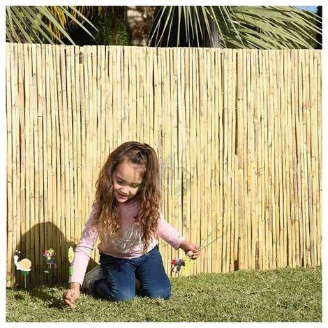 Cañizo natural partido jardín 1 x 5 m, útil para ocultación, delimitación o  sombrajes.