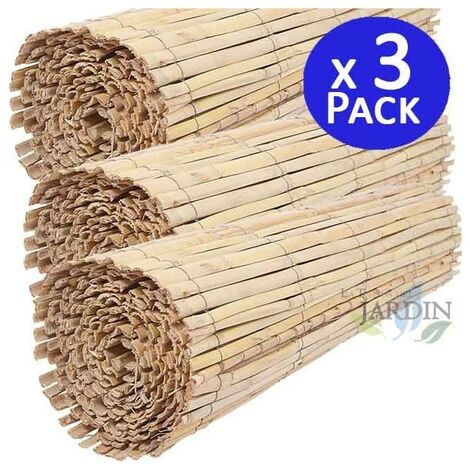 Malla de ocultación Cañizo Splitcane (Natural, L x Al: 5 x 2 m)