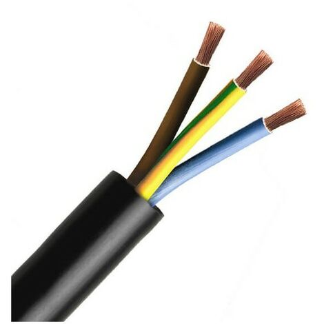 Cable eléctrico manguera 3 hilos, 1,5 mm2 flexible 10 metros