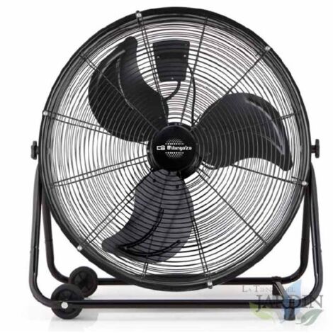 Ventilador Industrial Orbegozo PWT3061, 150W, 3 Velocidades, Hélice 60 cm, Ruedas, Negro Ventilador Industrial