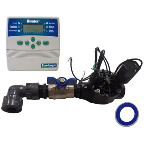 Sistema de Riego AutomÃ¡tico para JardÃ­n de 1 Zona  Programador ELC401  ElectrovÃ¡lvula Rain Bird HV 1" 24V