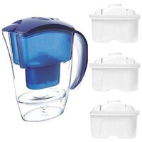 Jarra Purificadora Agua 2 litros + 3 Filtros de Recambio