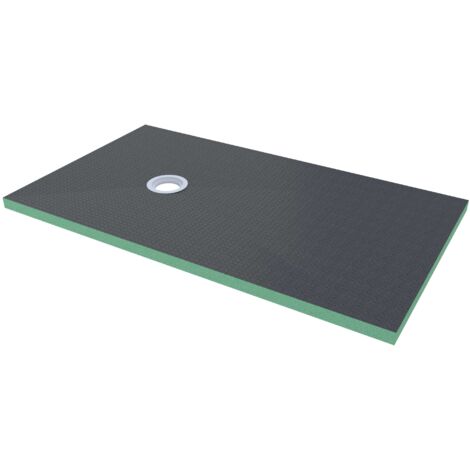 Océan Receveur de douche recoupable sur mesure 1400x800 mm - Recoupable, à carreler - Étanchéité renforcée - 40 mm d'épaisseur