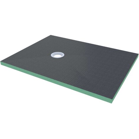 Océan Receveur de douche recoupable sur mesure 1200x900 mm - Recoupable, à carreler - Étanchéité renforcée - 40 mm d'épaisseur
