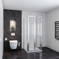 Océan Cabine De Douche 100x90x90x185cm Cabine De Douche U Porte De Douche Pliante