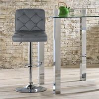 WeHome Marrone, Simipelle 2 X Sgabelli da Bar Regolabile Sgabello da Cucina Girevole a 360° Sgabello Alto Sedia con Schienale e Poggiapiedi in Similpelle Capacità di Peso 200kg 