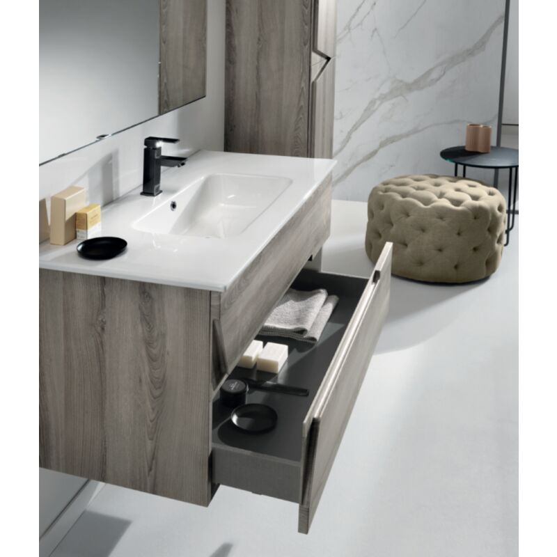 Mobile bagno Salemi60 3 cassetti rovere mercure