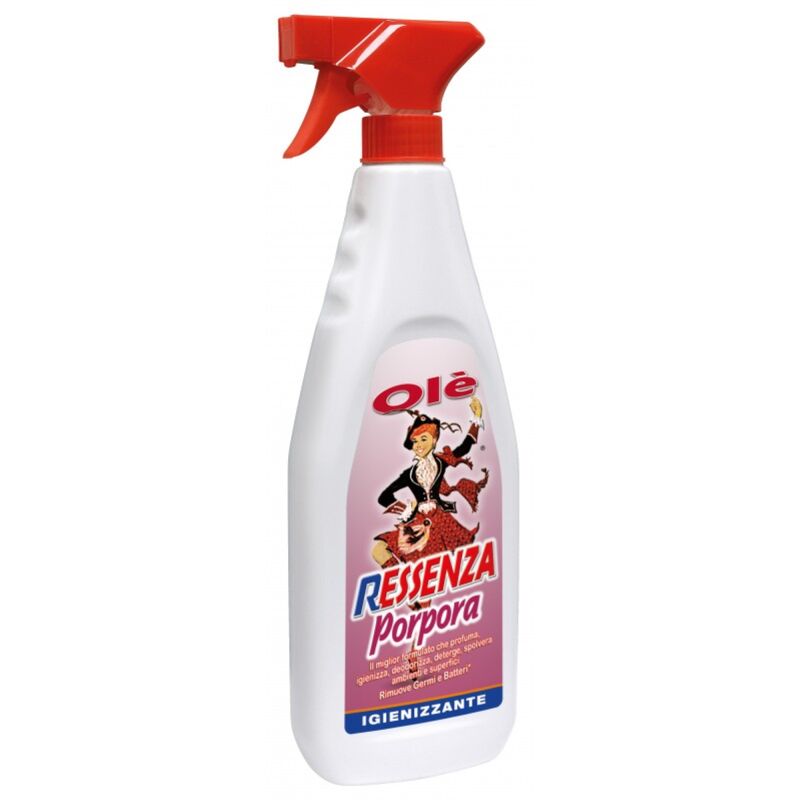 OLE' RESSENZA profumata ml.750 12 PEZZI igienizzante detergente spray  Porpora