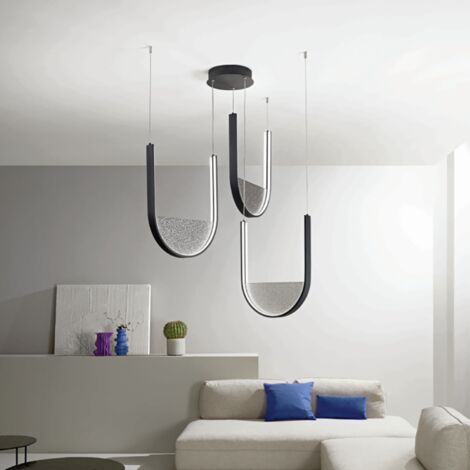 COMELY Lampada Da Soffitto Industriale Vintage, Lampada Da Soffitto A 2 Luci E27 Lampada Da Soffitto Fai Da Te Per Soggiorno Camera Da Letto Cucina Nero E Oro Senza Lampadine 73235971