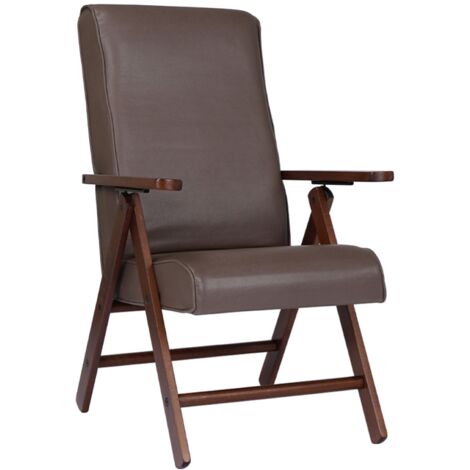 Poltrona Reclinabile Molisana In Legno - Sdraio 4 Posizioni, Tessuto Cotone, Made Italy, Bordeaux - Foto 3