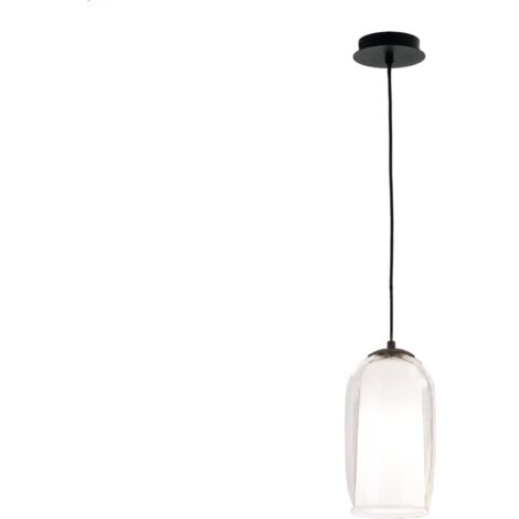 VELA APPLIQUE PICCOLA VETRO CURVO RETTANGOLARE BIANCO CON BORDO Trasparente Con Interruttore