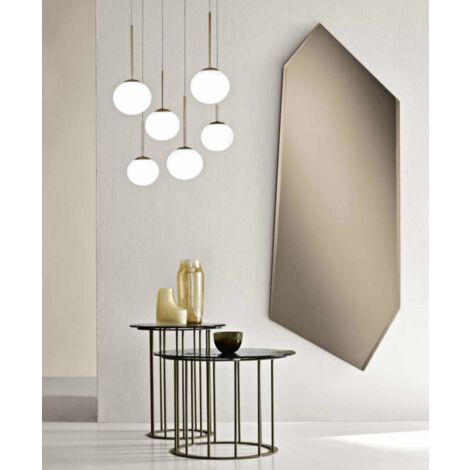Specchio sagomato SAY Bronzo con molatura 80x180 cm