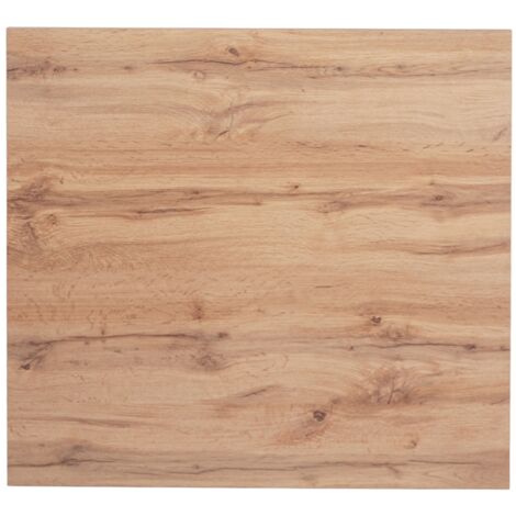 Piano quadrato per tavolo in laminato 60x60 cm Rovere Nodato