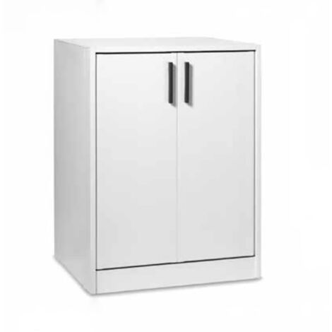 Mobile coprilavatrice con chiusura a 2 ante 67x60 cm Bianco