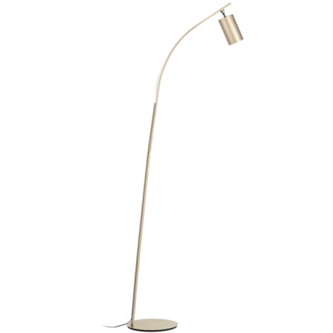 Piantana a LED H184 cm in metallo Oro con faretto orientabile MURGA (1/4)