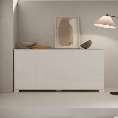 Mobile Ingresso EGYPT WHOUS - Legno, 3 Ripiani, 4 Vani, 45x34.2x190 Cm, Made Italy, Design Moderno - Foto 3