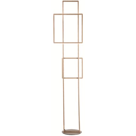 Piantana DOWEL a LED in metallo verniciato ORO H166 cm (1/4)