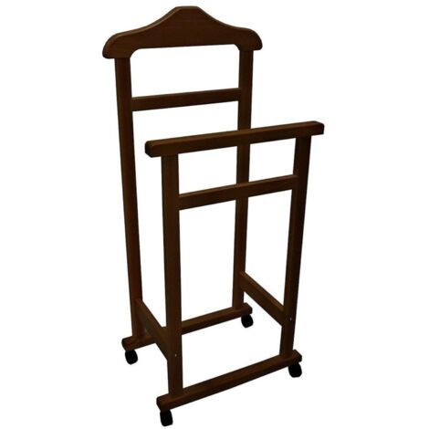 Indossatore da camera in legno massello ELEGANCE NOCE