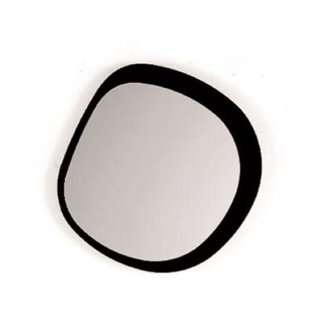 Specchio sagomato 45X46 cm FILL con cornice Nera