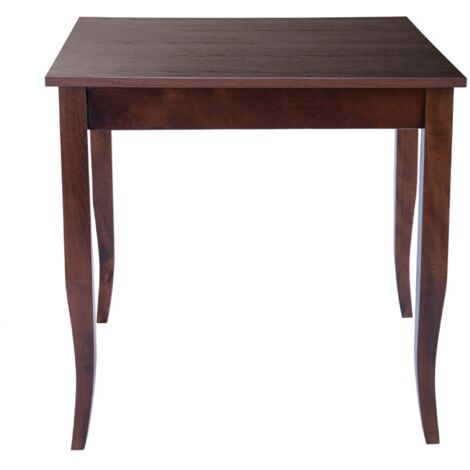 Tavolo Fisso In Legno 80x80 Cm - Per Sala Da Pranzo O Cucina, Stile Rustico, Gambe In Faggio - Foto 11