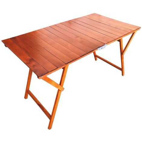 Tavolo richiudibile in legno pic nic LAURA 70x140 cm CILIEGIO