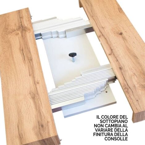 Consolle allungabile fino a 300 cm DIAGO Cemento