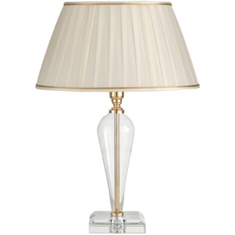 Lampada da tavolo RAVEL 32x46 cm in vetro lavorato a mano Oro (1/3)