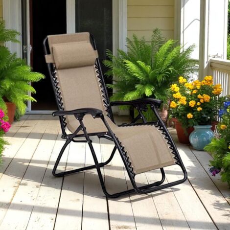 Poltrona Reclinabile Sedia Da Spiaggia Reclinabile Chaise Longue