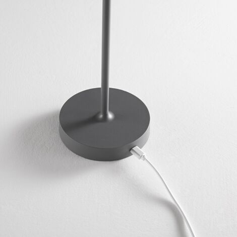 Lampada LED Ricaricabile Senza Fili - Moderna Da Tavolo, Comodino O Scrivania | 3 Modalità Touch | 38cm | Batteria Interna - Foto 2