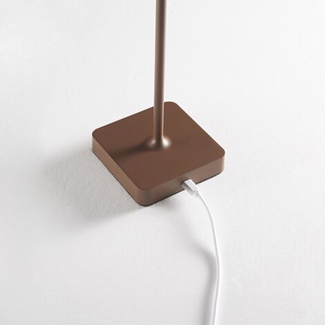Lampada tavolo senza fili LED ricaricabile USB touch TAP Oro 12x32 cm