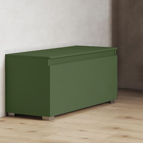 Cassa Panca con cassettone in legno 81 cm VERDE (1/3)