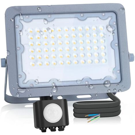 Aigostar Sensore Pir 20W LED Risparmio Energetico Flood Luce Giardino Sicurezza 1800lm 