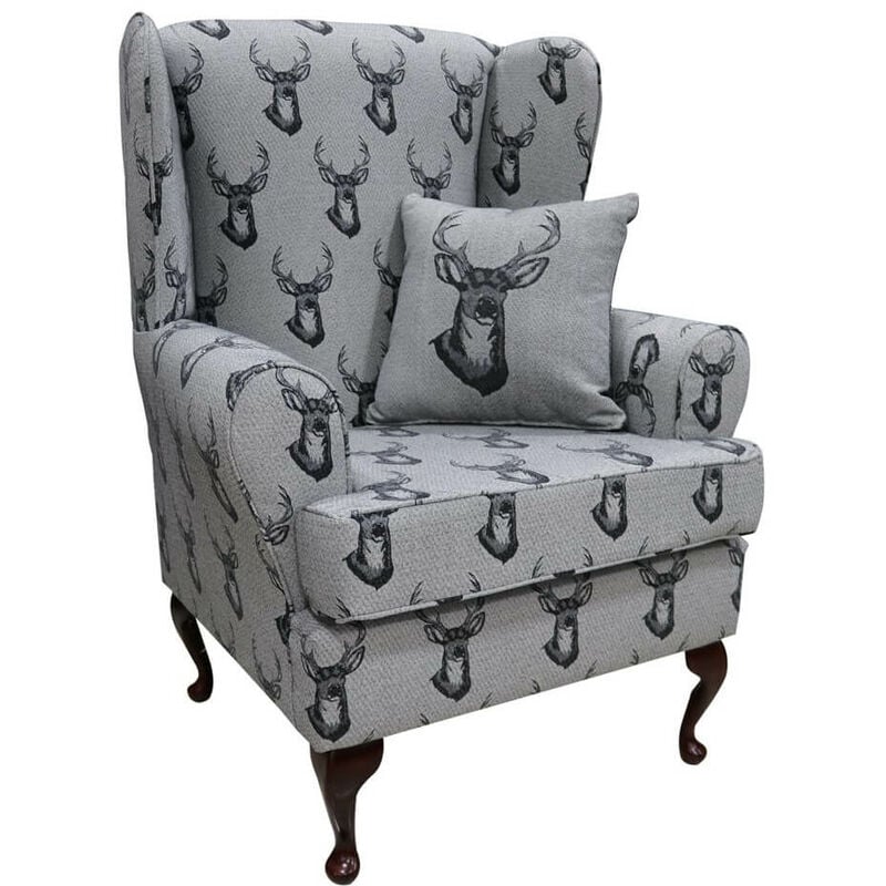 Antler stag 2025 wingback chair