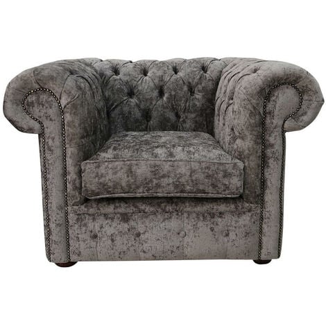 Fabric deals chesterfield armchair